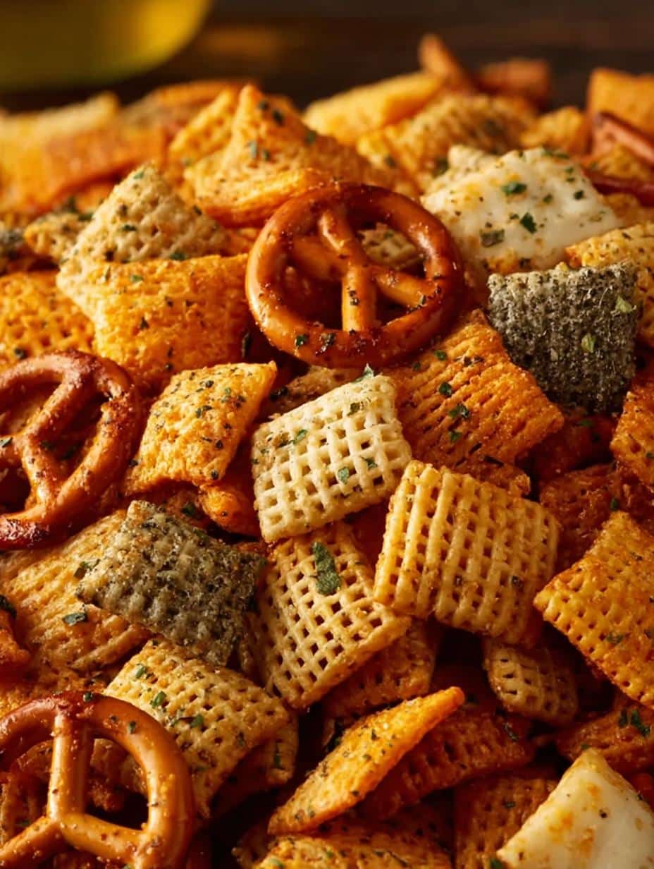 Delicious Cheesy Ranch Chex Mix: 5 Reasons to Dive In - Cheesy Ranch Chex Mix - main visual representation