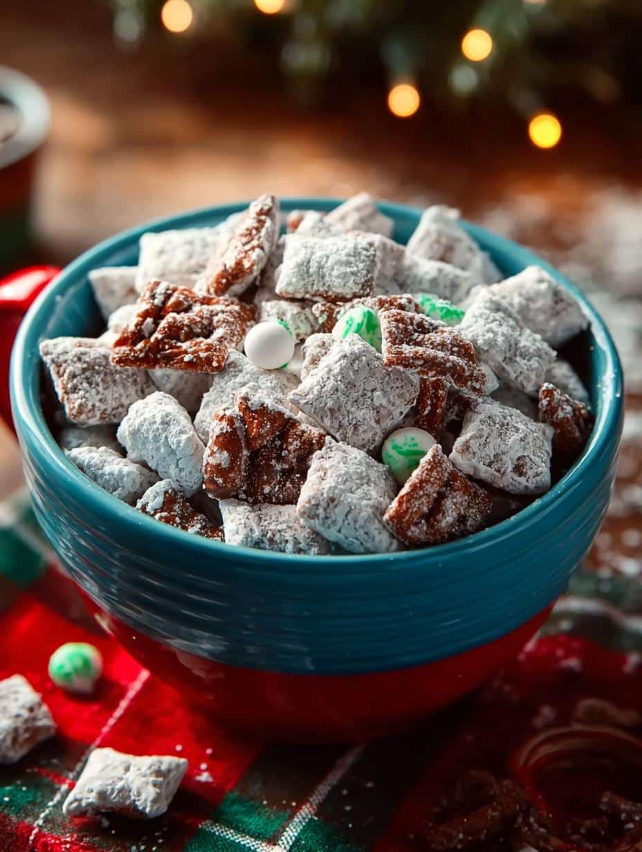Delicious Christmas Puppy Chow: 5 Steps to Joyful Treats - Christmas Puppy Chow - additional detail