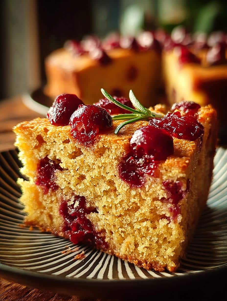 Cranberry Cornbread For Cozy