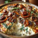 Creamy Baked Mushrooms with
