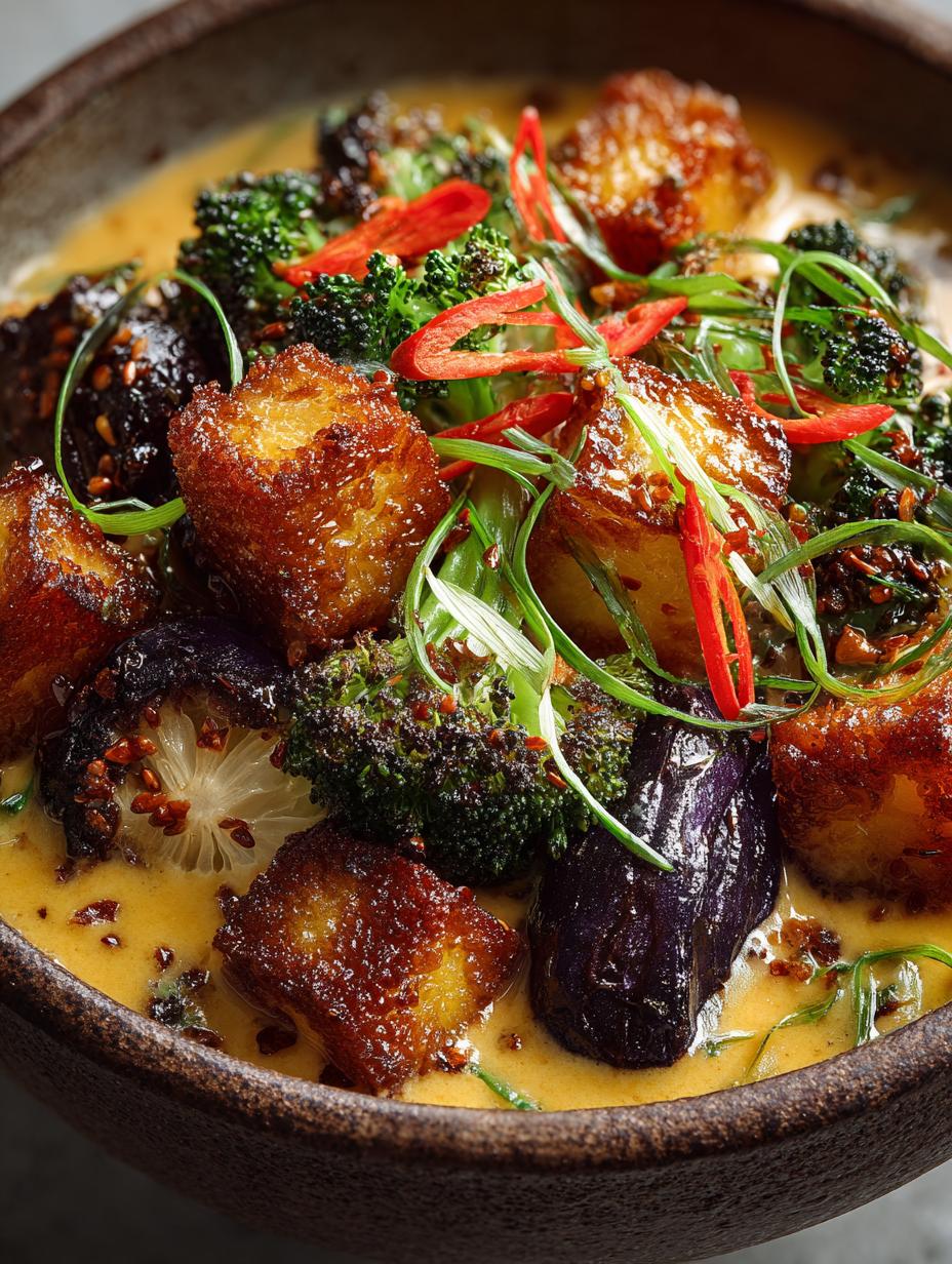 Creamy Miso Roasted Vegetable