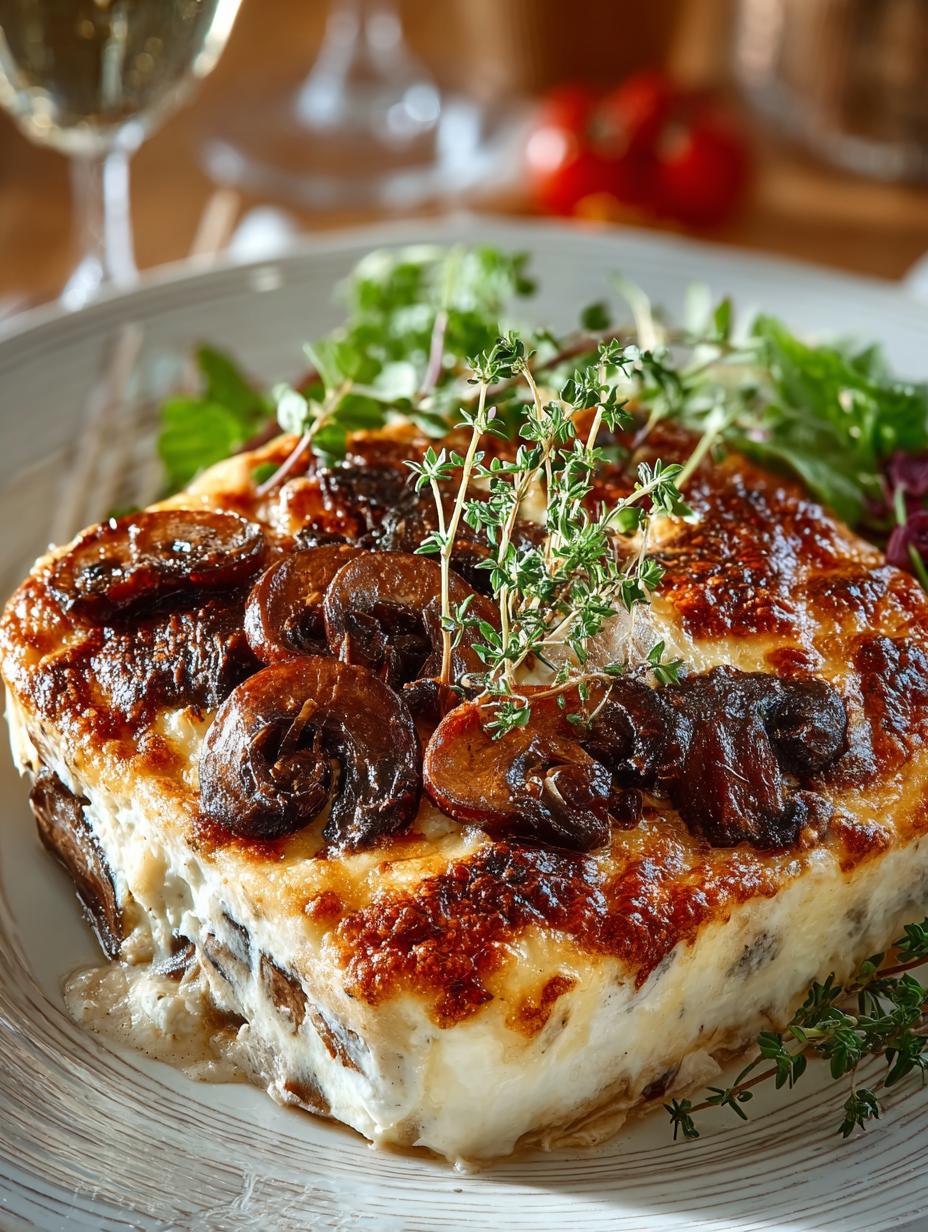 Creamy Porcini Mushroom Gruyere: 5 Comforting Layers - Creamy Porcini Mushroom Gruyere - main visual representation