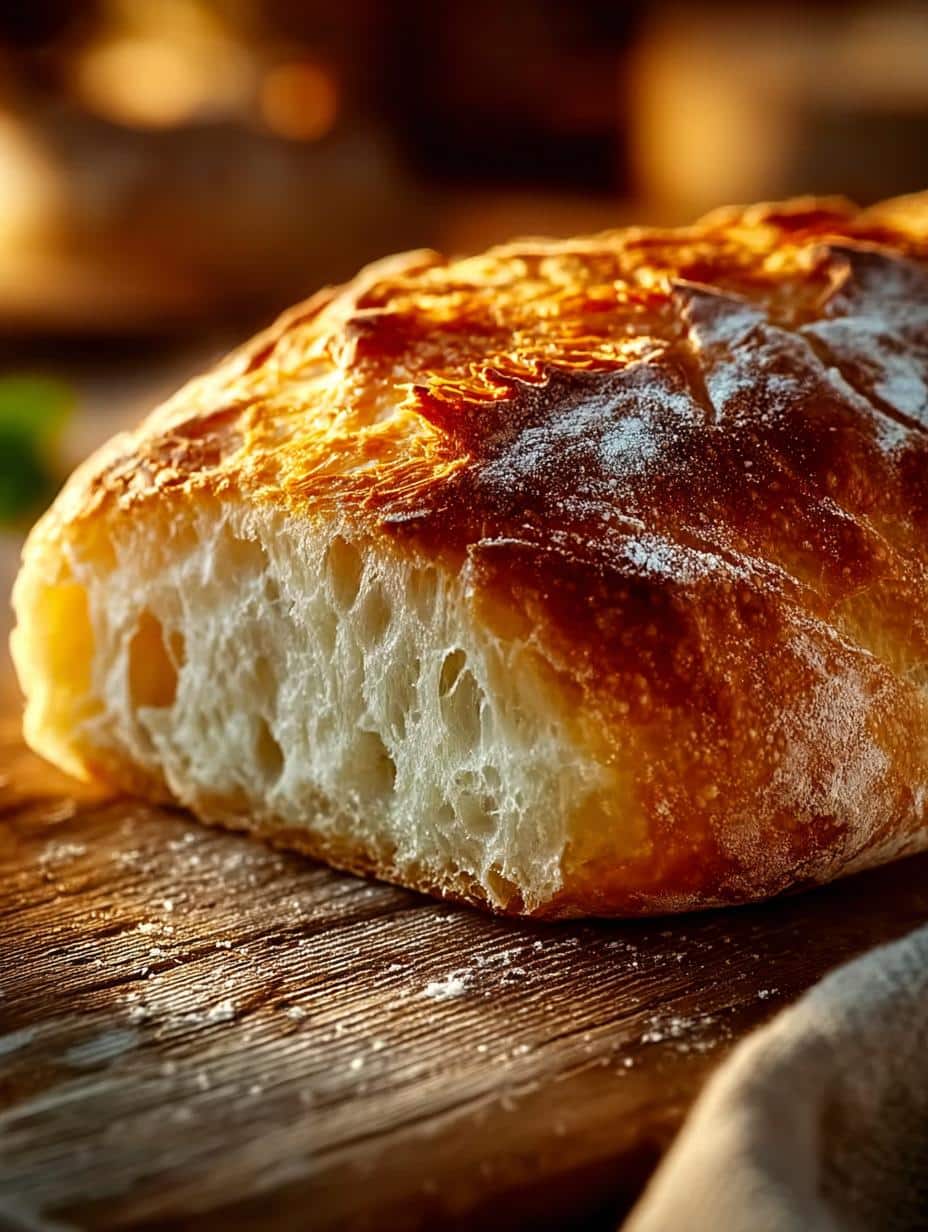 Crusty Italian Bread: 5 Steps to Bake Perfection at Home - Crusty Italian Bread - additional detail