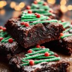 Festive Christmas Tree Brownies