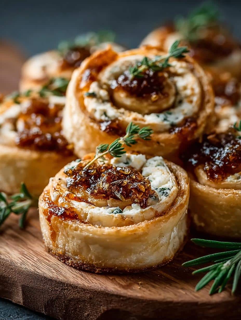 Delicious Fig Goat Cheese Pinwheels for Entertaining - Fig Goat Cheese Pinwheels - main visual representation