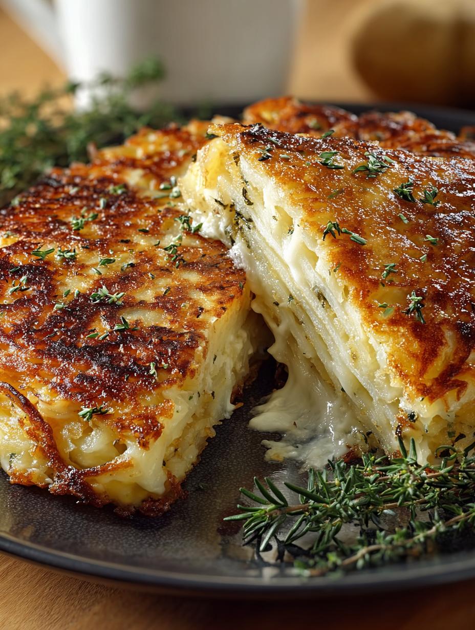 Four Cheese Potato Rosti: The Ultimate Melty Comfort Dish - Four Cheese Potato Rosti - main visual representation