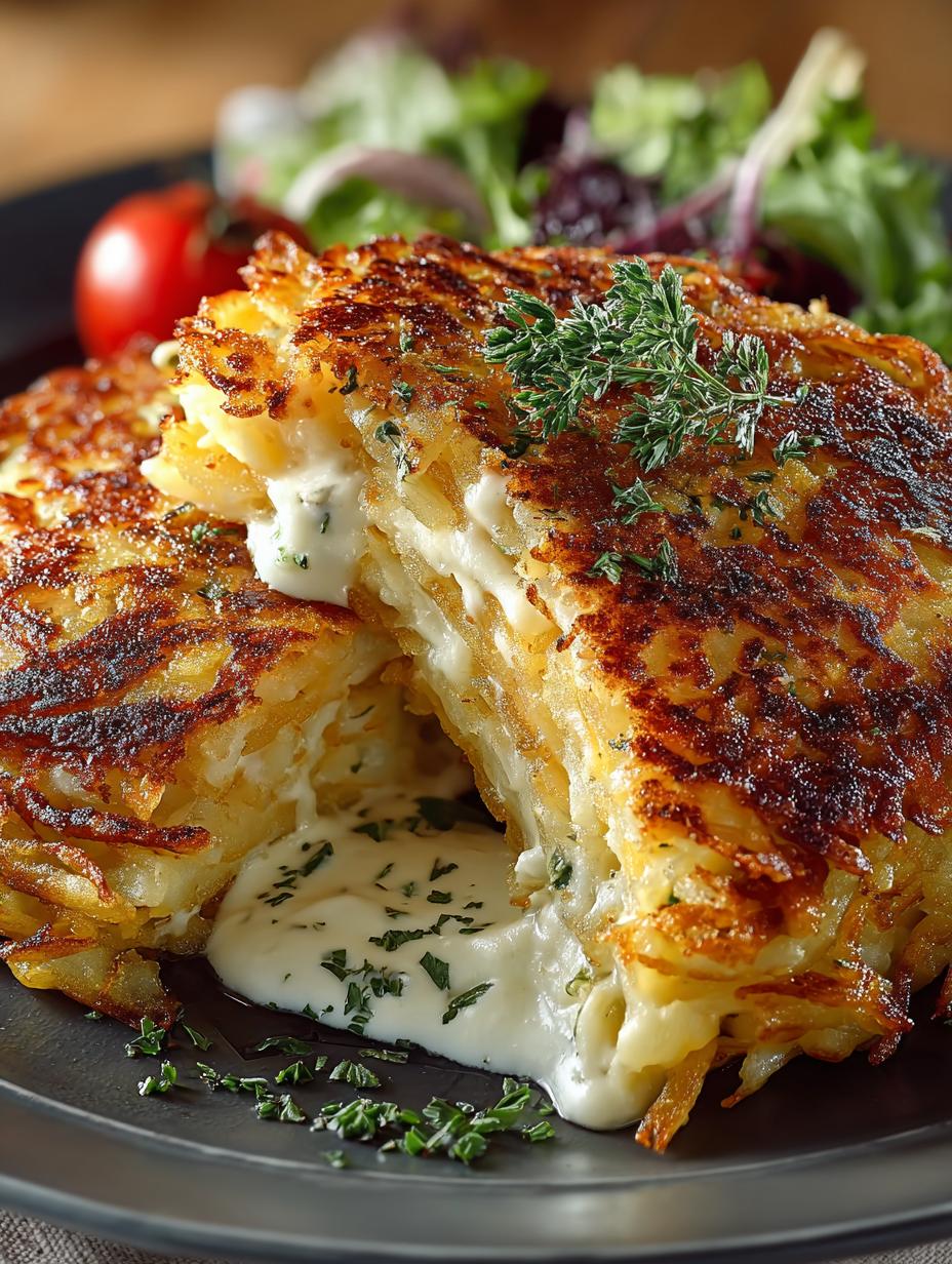 Four Cheese Potato Rosti: The Ultimate Melty Comfort Dish - Four Cheese Potato Rosti - additional detail