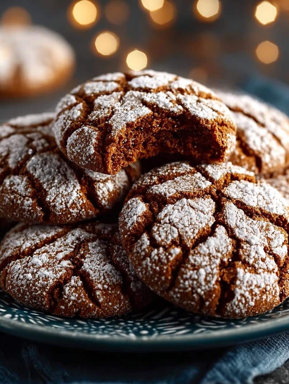 Gingerbread Crinkle Cookies: 5 Festive Twists to Try - Gingerbread Crinkle Cookies - main visual representation