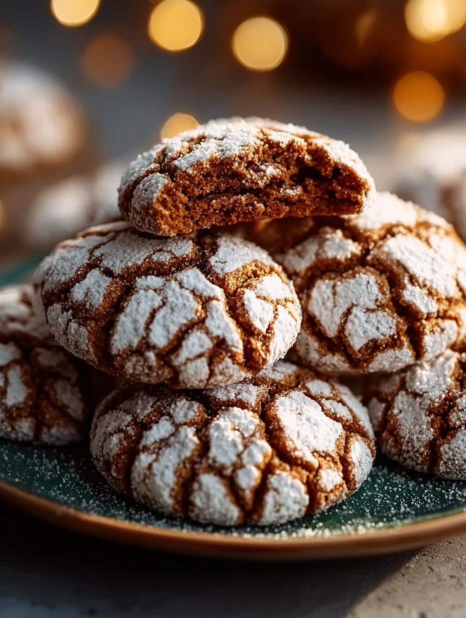 Gingerbread Crinkle Cookies: 5 Festive Twists to Try - Gingerbread Crinkle Cookies - additional detail