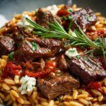 Greek Style Lamb Orzo