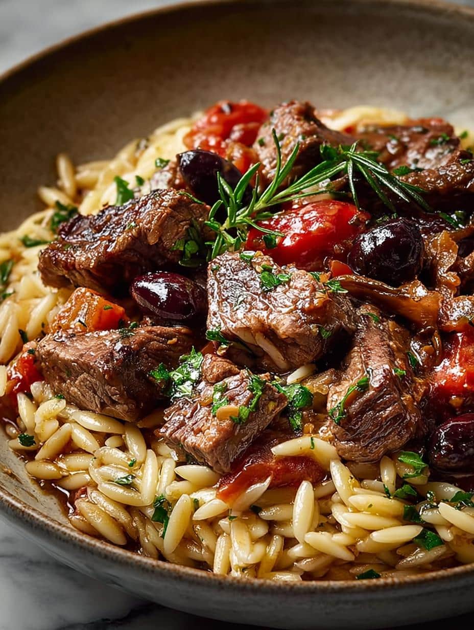 Greek Style Lamb Orzo: 7 Comforting Ingredients for Bliss - Greek Style Lamb Orzo - additional detail