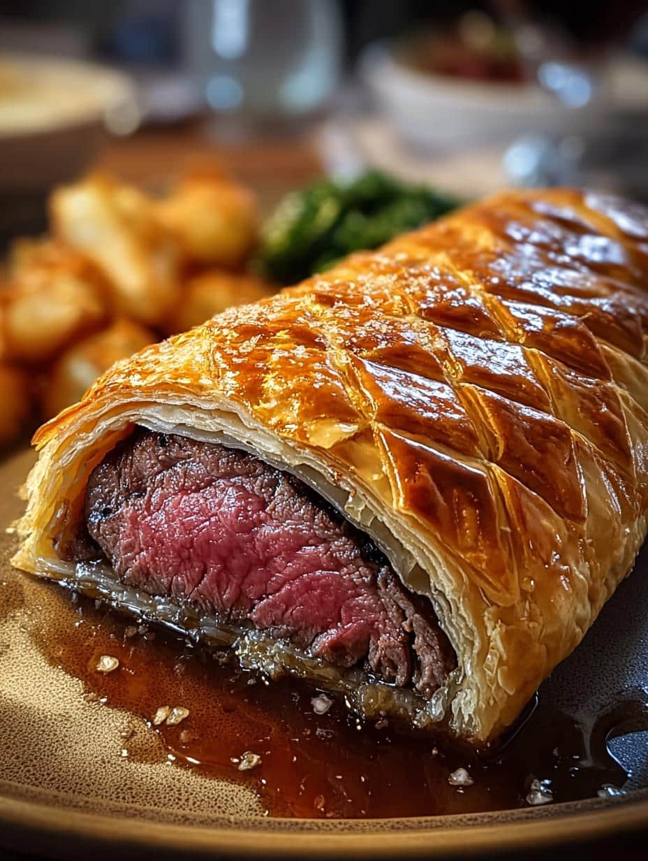 Juicy Beef Wellington with