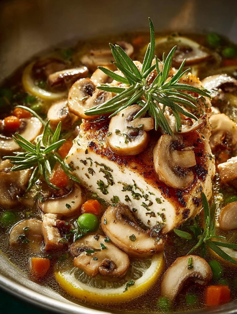 Lemon Herb Chicken Mushroom Soup: 7 Comforting Steps - Lemon Herb Chicken Mushroom - main visual representation