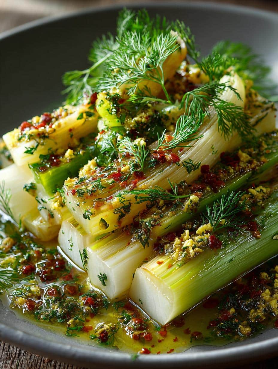 Marinated Leeks with Mustard: 5 Flavorful Variations - Marinated Leeks with Mustard - main visual representation