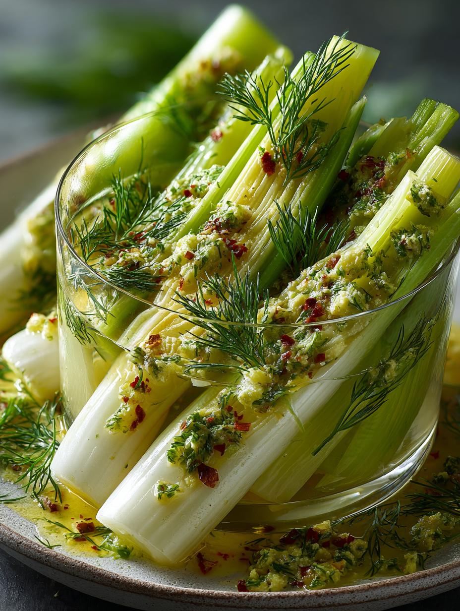 Marinated Leeks with Mustard: 5 Flavorful Variations - Marinated Leeks with Mustard - additional detail