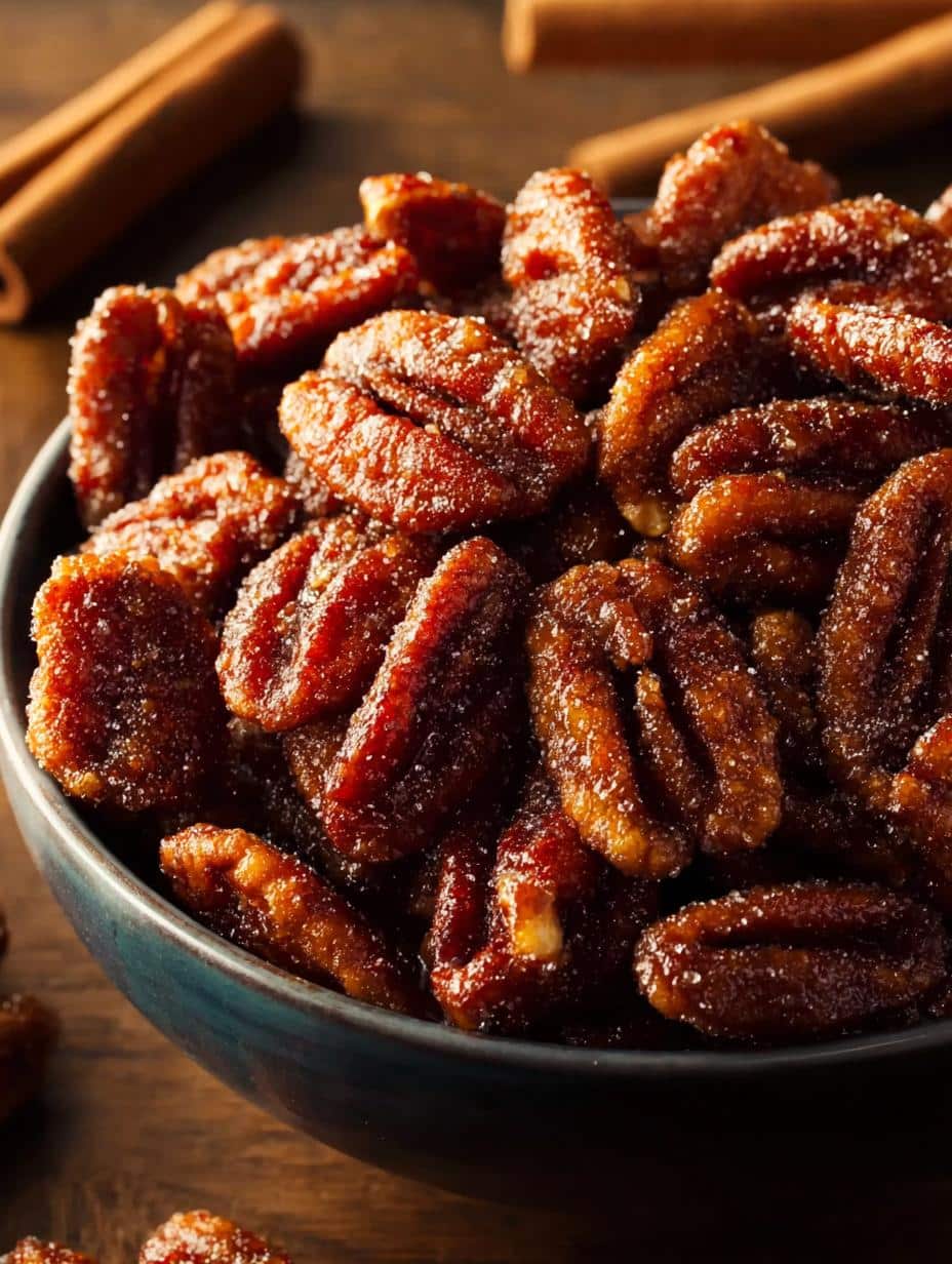 Slow Cooker Candied Pecans: A Sweet Holiday Delight - Slow Cooker Candied Pecans - main visual representation