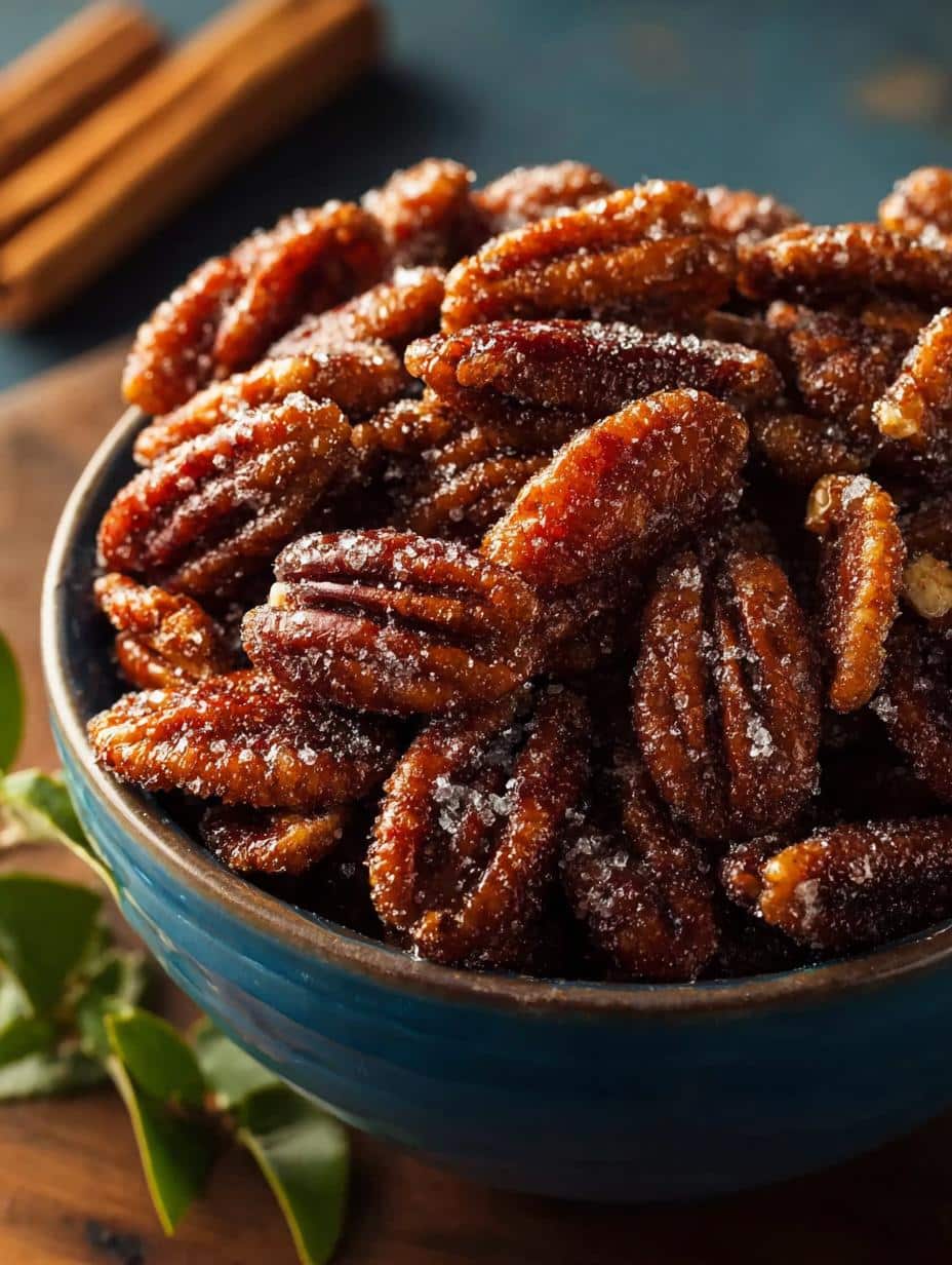 Slow Cooker Candied Pecans
