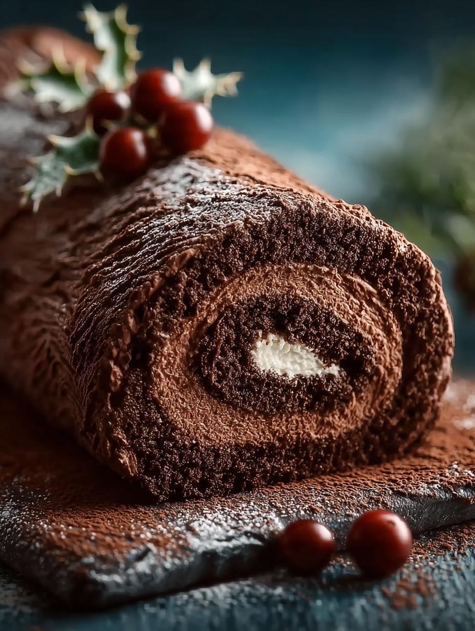 Traditional Chocolate Yule Log: 5 Steps to Holiday Bliss - Traditional Chocolate Yule Log - main visual representation