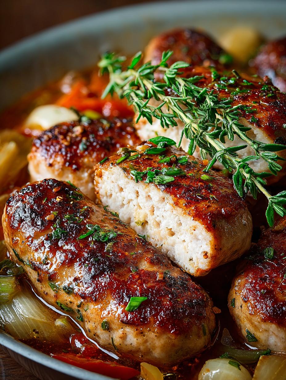 Hearty Tuscan Turkey Sausage Chicken Stew Recipe - Tuscan Turkey Sausage Chicken - main visual representation
