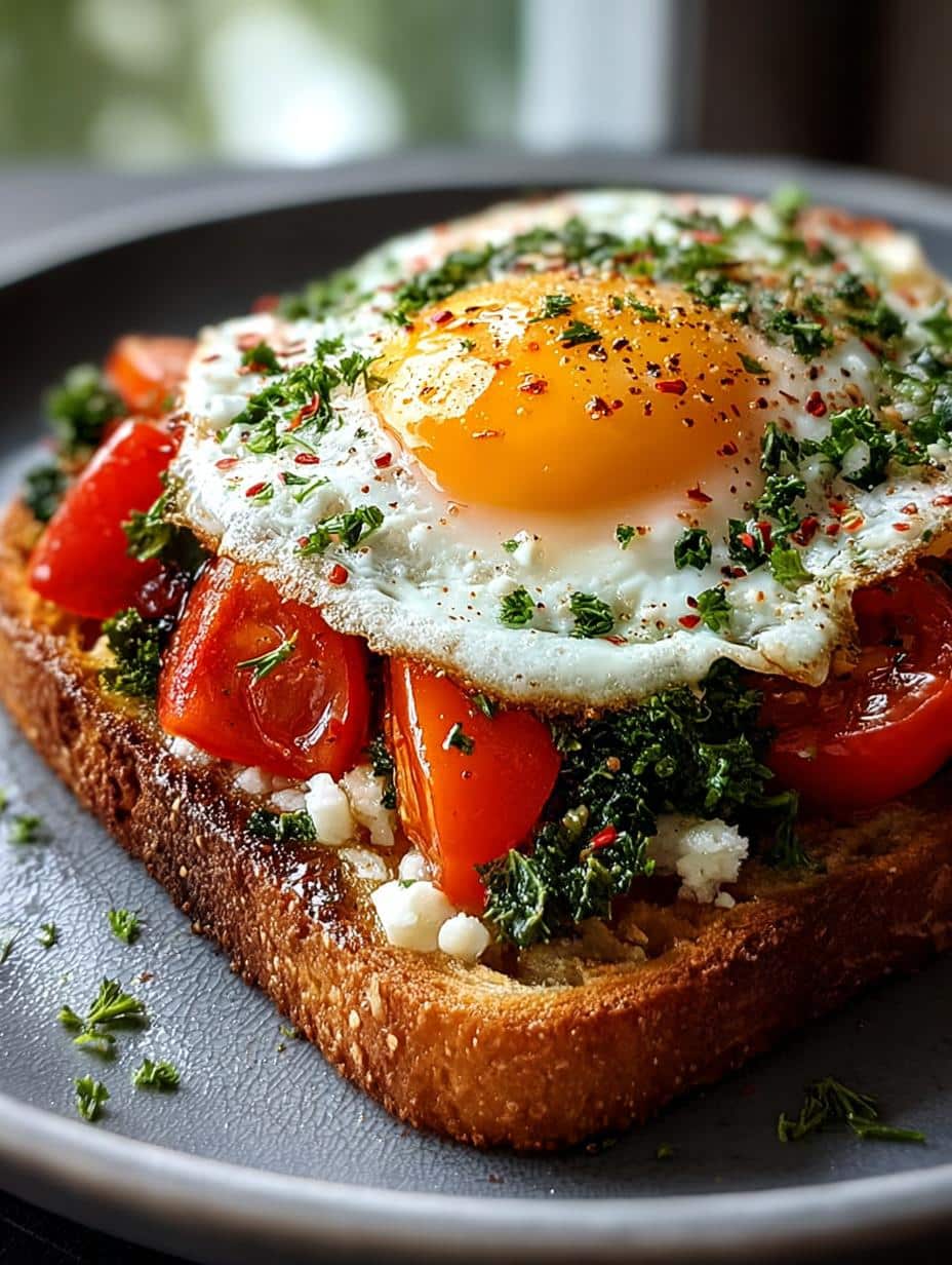 Veggie Egg Toast That Will Brighten Your Mornings - Veggie Egg Toast That - main visual representation