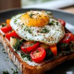 Veggie Egg Toast That