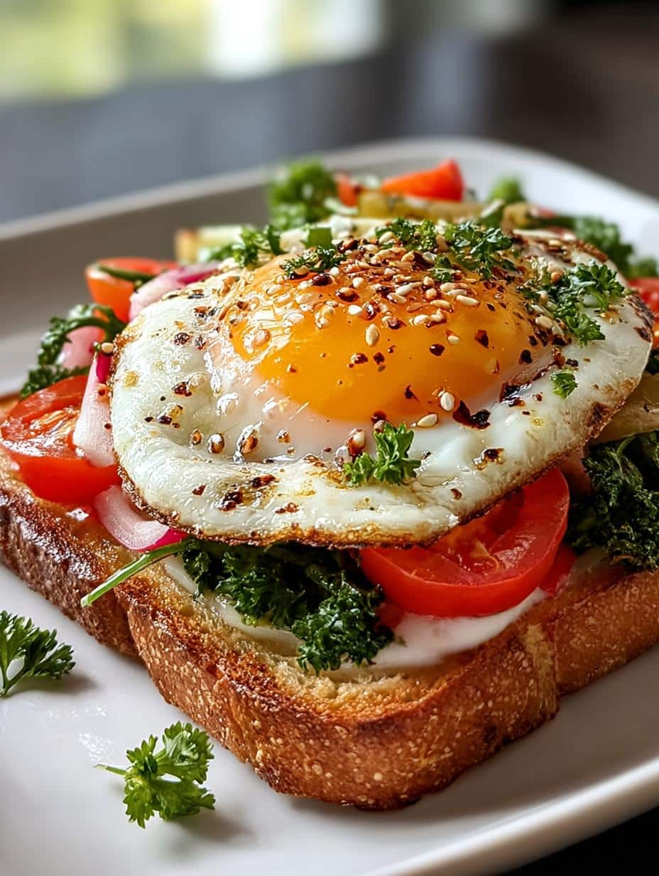 Veggie Egg Toast That Will Brighten Your Mornings - Veggie Egg Toast That - additional detail