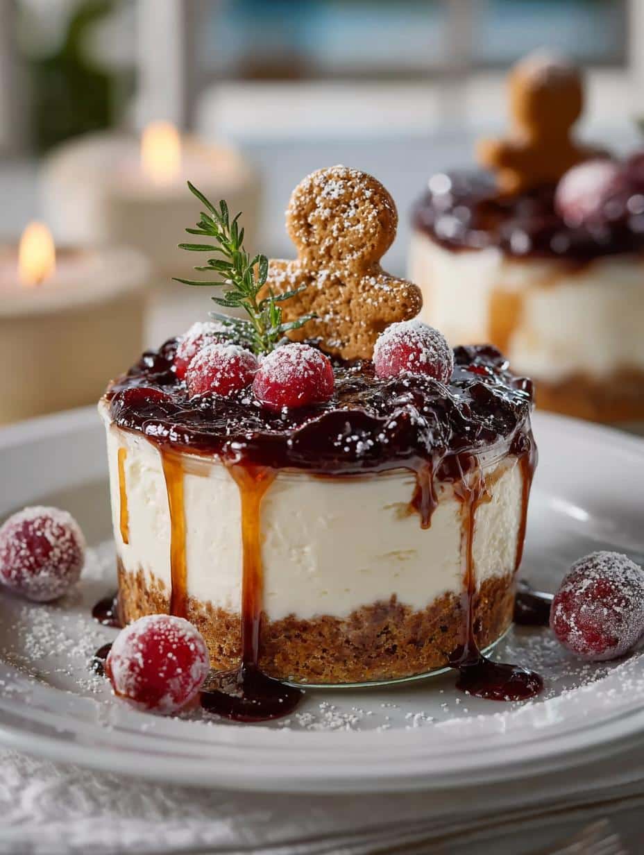 White Chocolate Cheesecakes Mulled