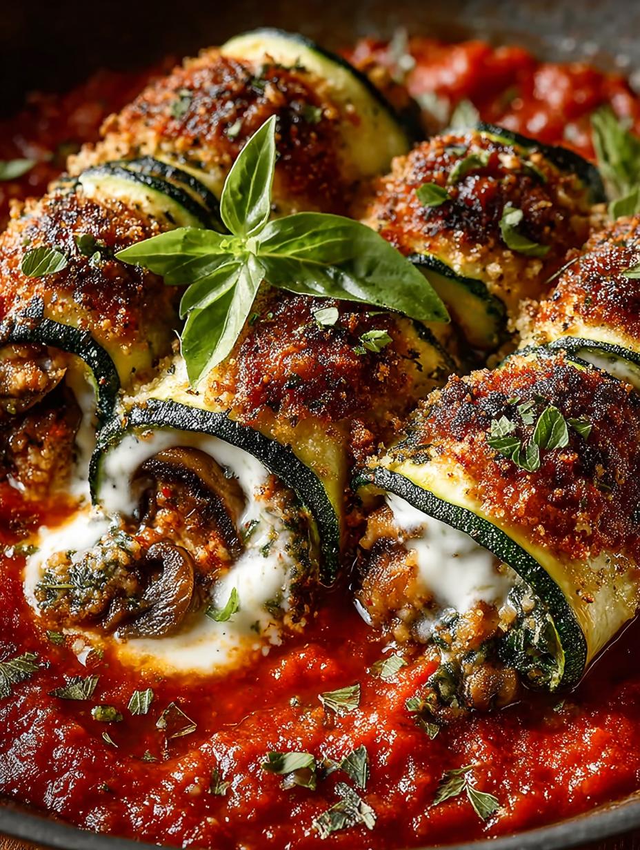 Zucchini Mushroom Ricotta Involtini: 5 Reasons to Love It - Zucchini Mushroom Ricotta Involtini - additional detail
