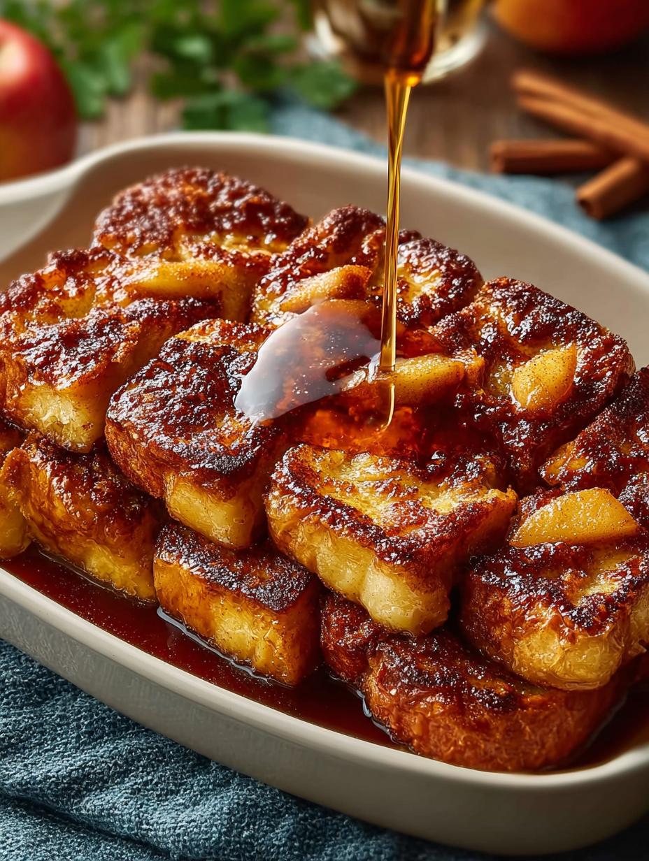 Baked Apple Cider French Toast: 8 Cozy Fall Recipes - Baked Apple Cider French - additional detail