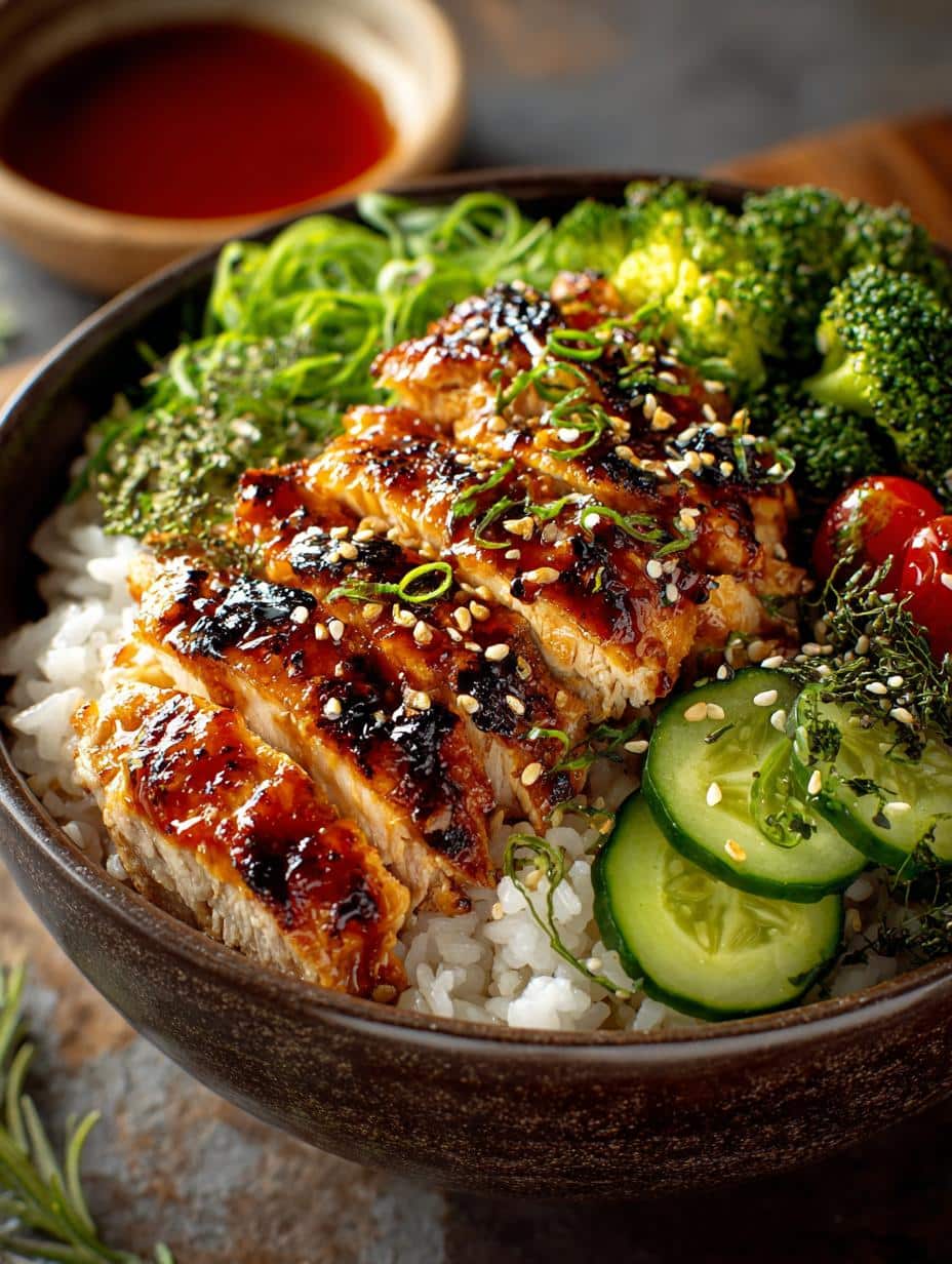 Baked Chicken Rice Bowls