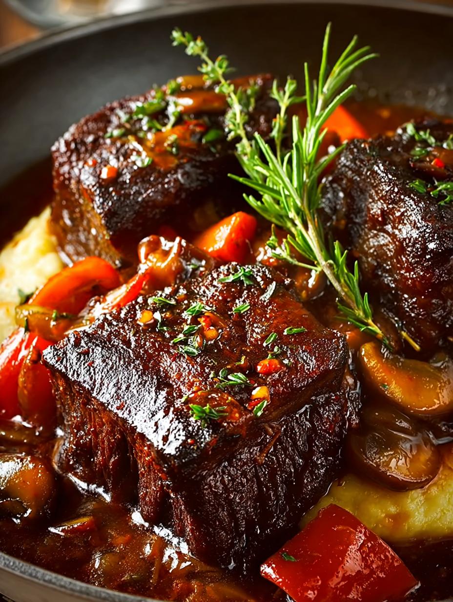 Braised Boneless Beef Short