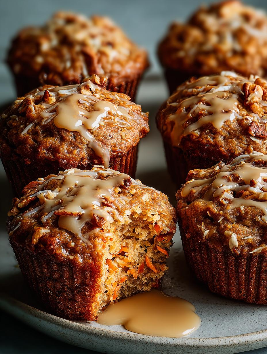 Chai Spiced Carrot Muffins
