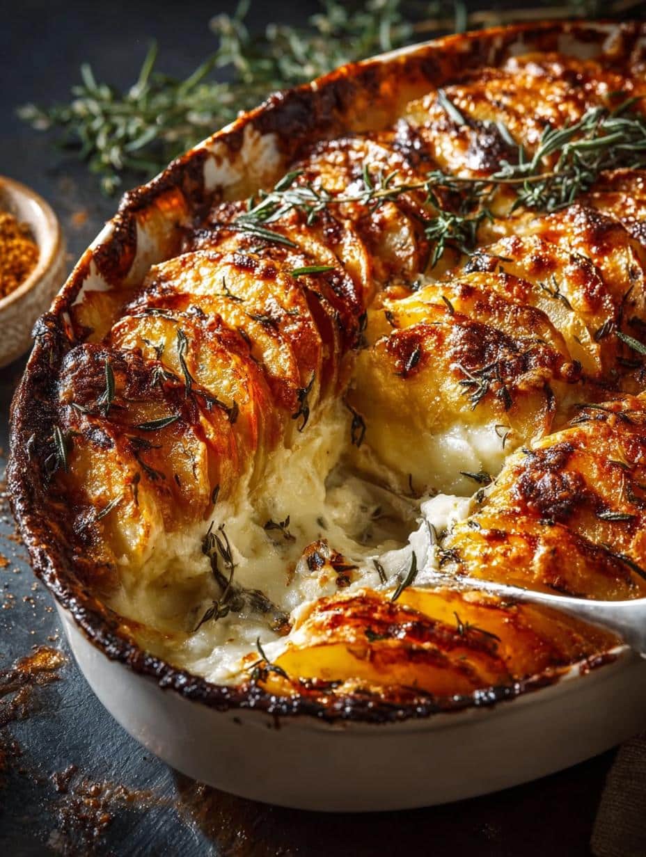 Delicious Cheesy Root Vegetable Gratin for Comfort - Cheesy Root Vegetable Gratin - additional detail