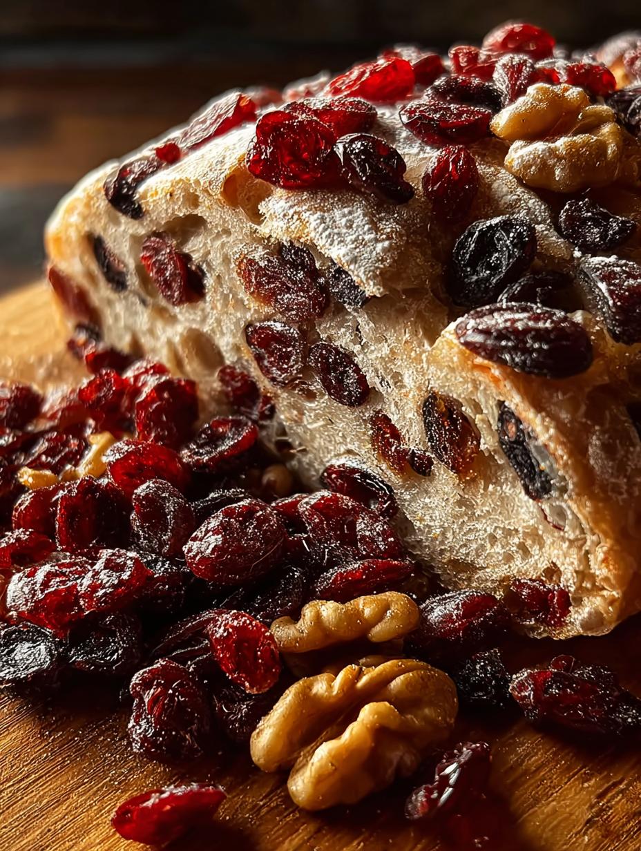 Cranberry Raisin Walnut Cinnamon Artisan Bread Delight - Cranberry Raisin Walnut Cinnamon - main visual representation