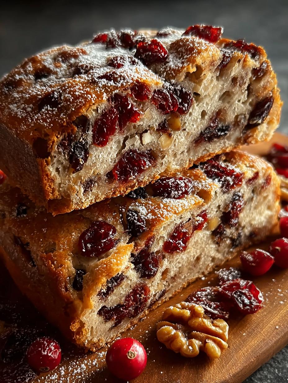 Cranberry Raisin Walnut Cinnamon Artisan Bread Delight - Cranberry Raisin Walnut Cinnamon - additional detail