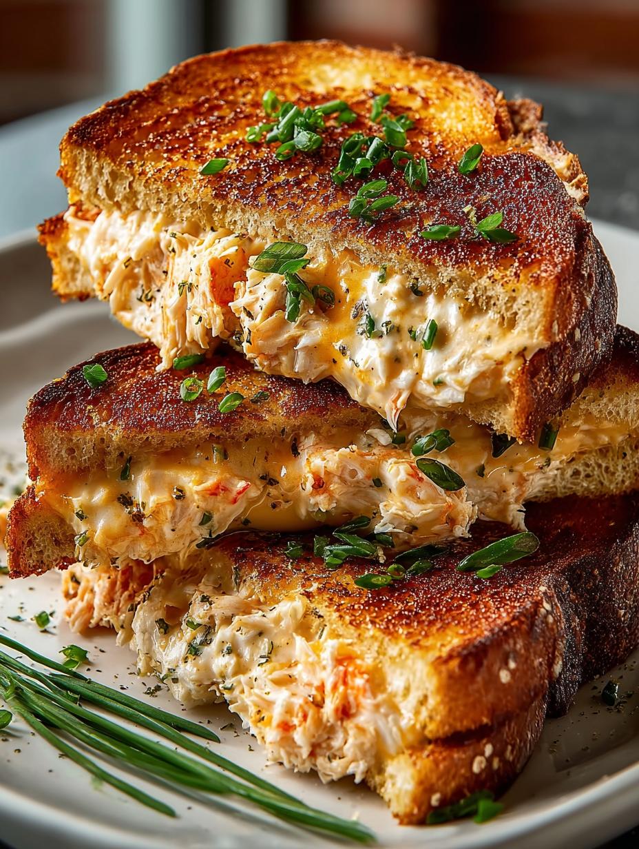 Delicious Creamy Cheddar Crab Melt You'll Love - Creamy Cheddar Crab Melt - additional detail
