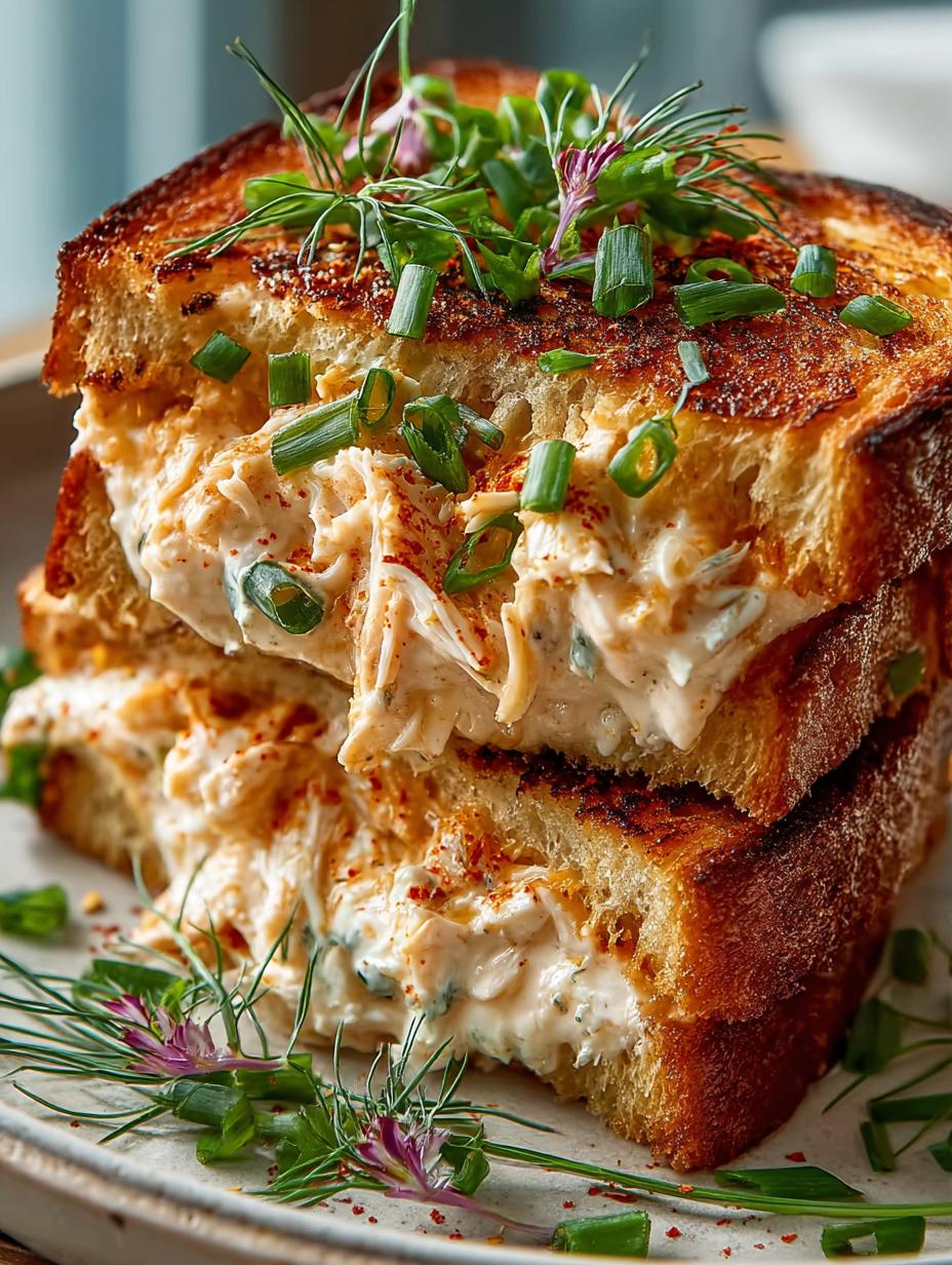 Creamy Cheddar Crab Melt