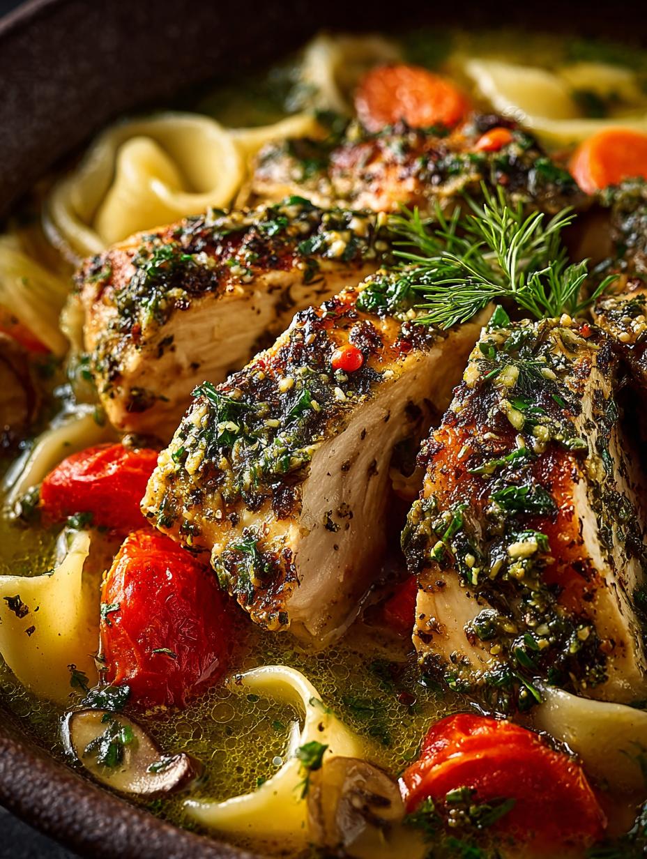 Creamy Pesto Chicken Vegetable: 6 Comforting Steps - Creamy Pesto Chicken Vegetable - main visual representation