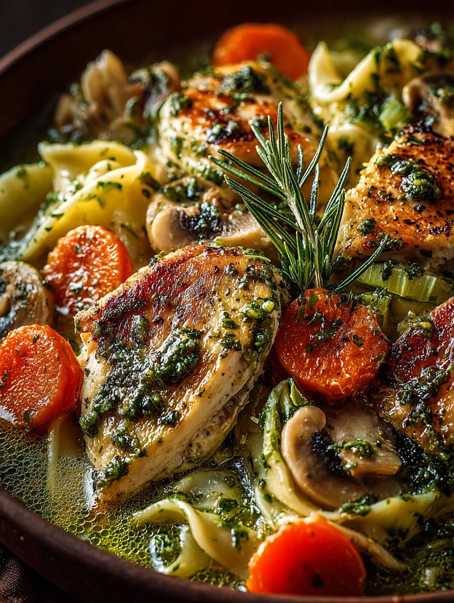 Creamy Pesto Chicken Vegetable: 6 Comforting Steps - Creamy Pesto Chicken Vegetable - additional detail
