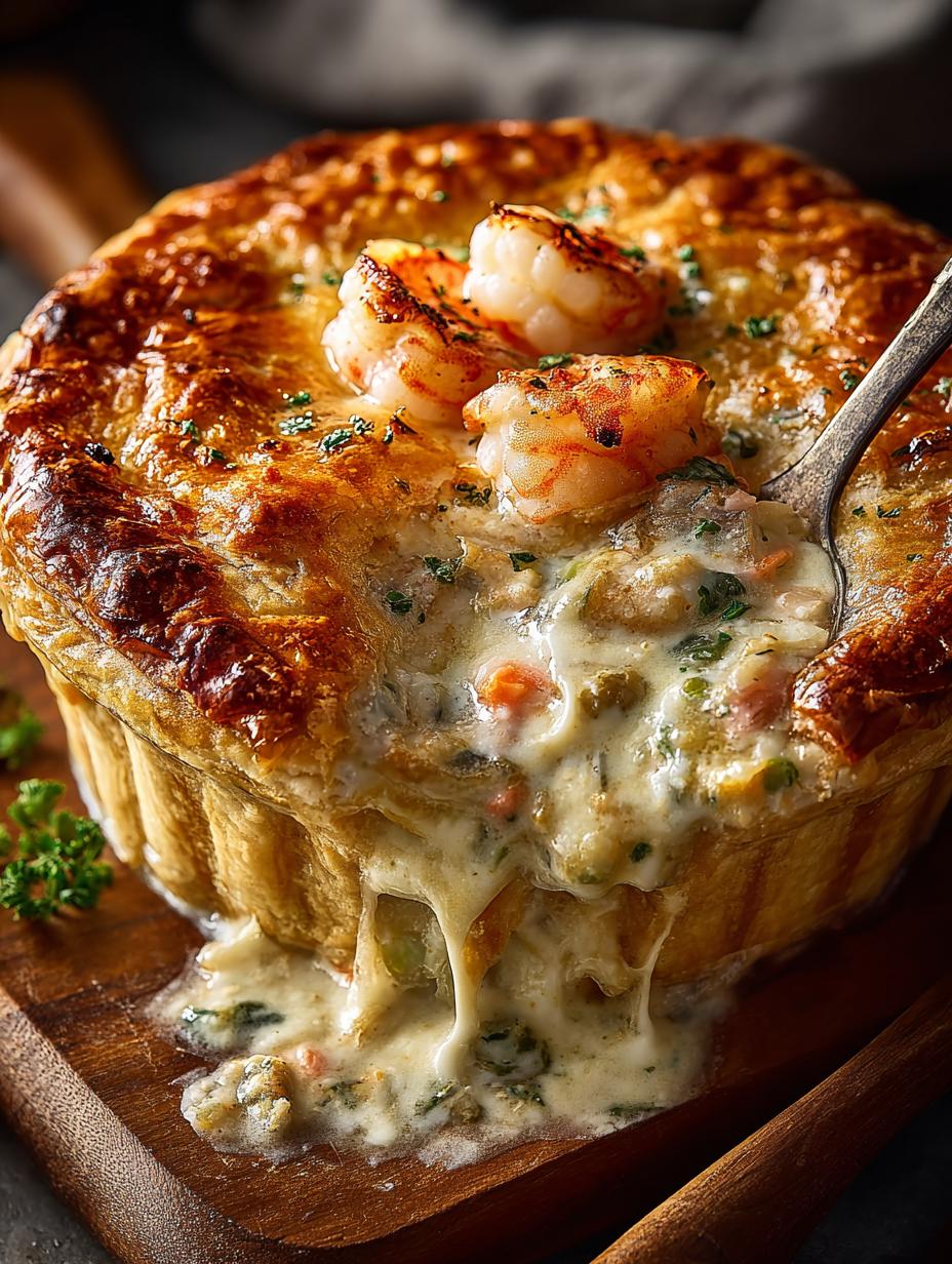Creamy Seafood Pot Pie