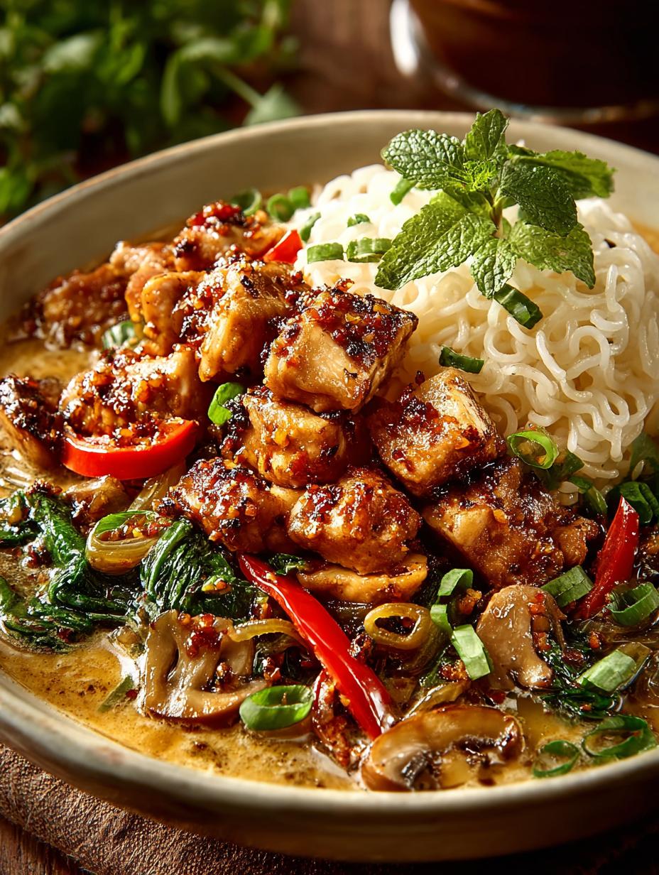 Creamy Thai Peanut Chicken