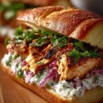 Curried Chicken Thigh Sandwich