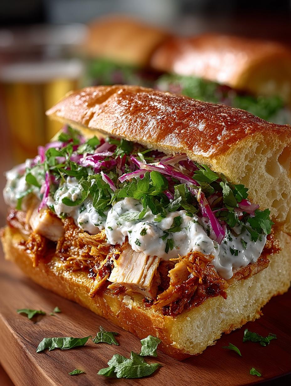 Curried Chicken Thigh Sandwich with Amazing Flavor - Curried Chicken Thigh Sandwich - additional detail