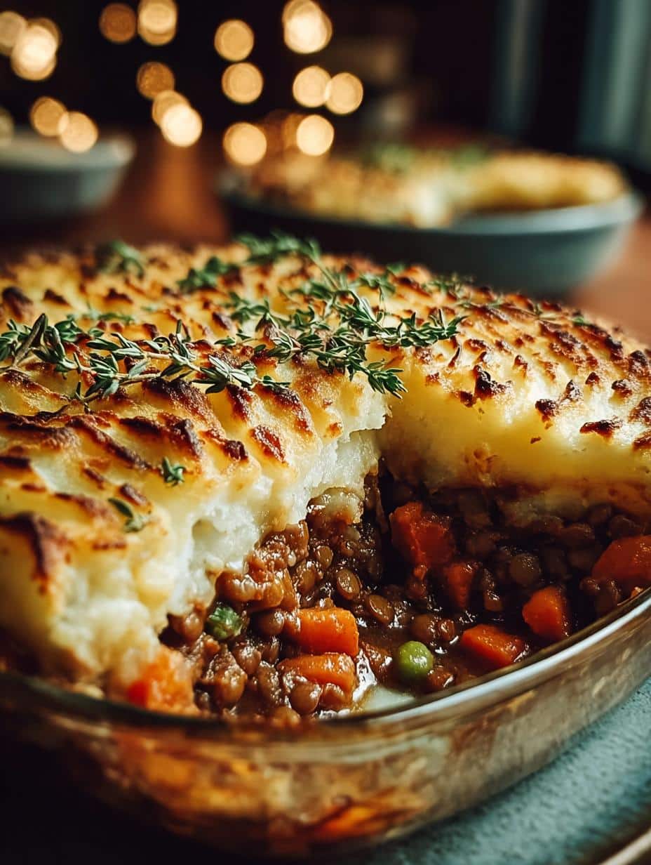 Best Festive Vegan Lentil Shepherds That Warm Your Heart - Festive Vegan Lentil Shepherds - additional detail