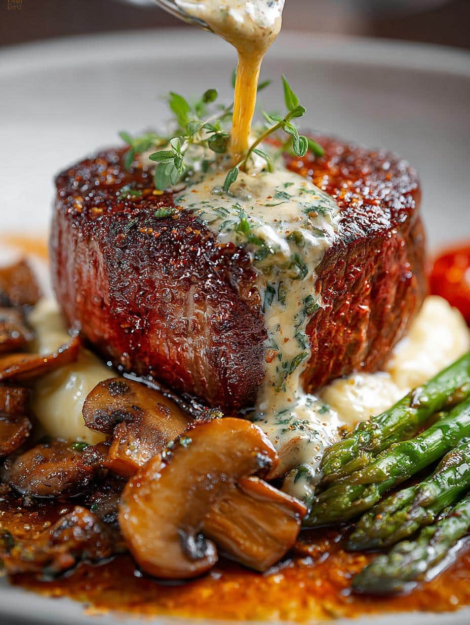 Filet Mignon with Creamy