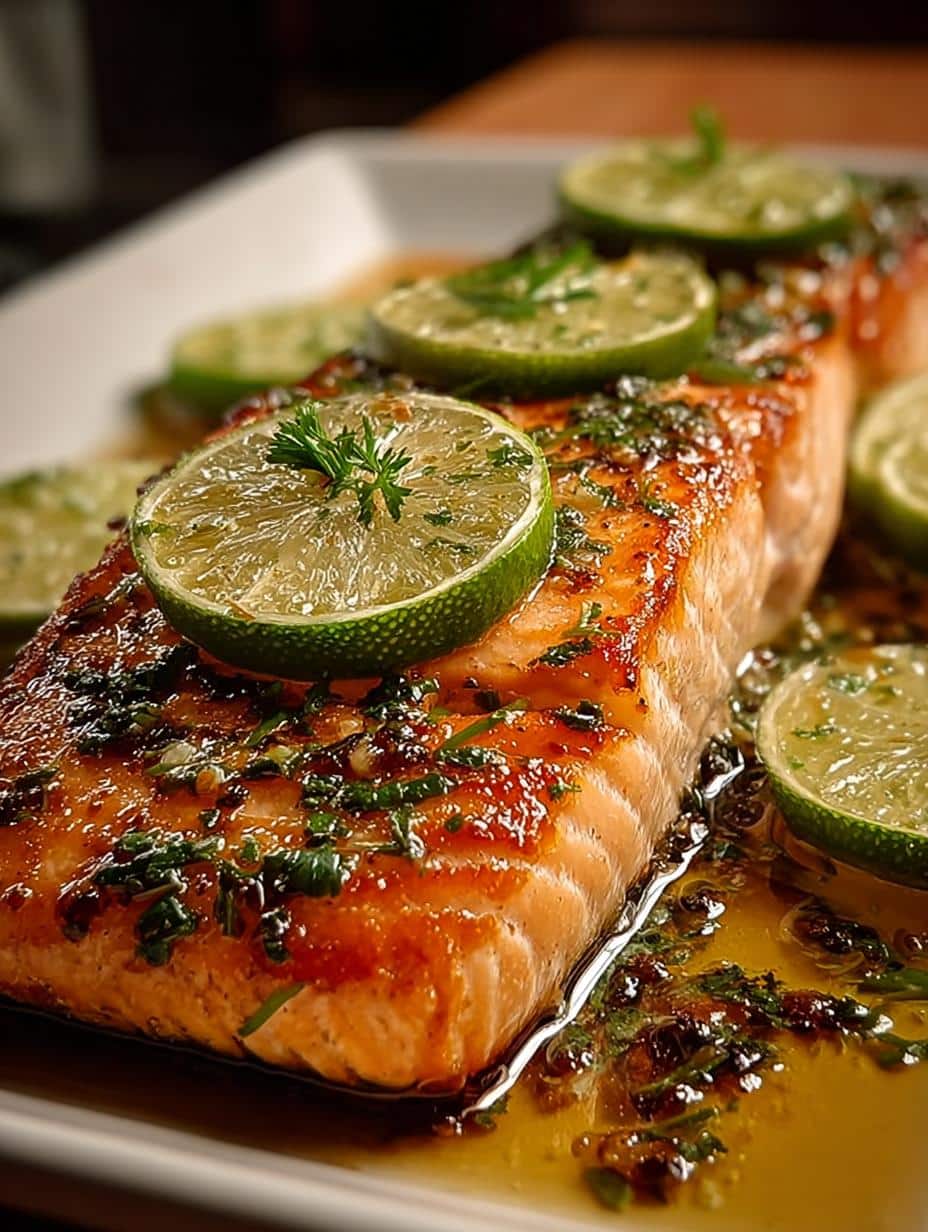 Garlic Lime Salmon Fillet
