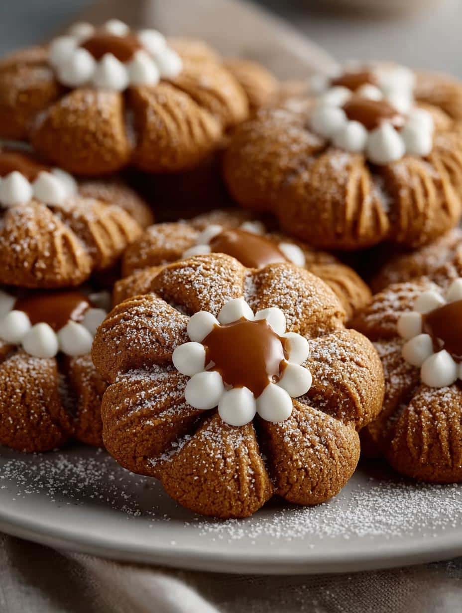 Gingerbread Blossoms Cookie