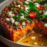 Harissa Lentil Sweet Potato