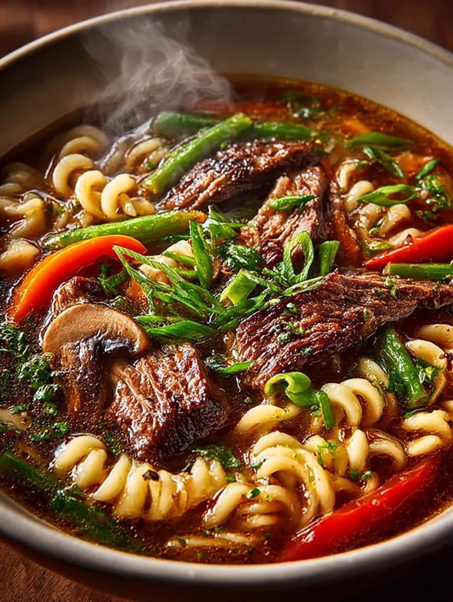 Hearty Beef Noodle Soup: 5 Steps to Pure Comfort - Hearty Beef Noodle Soup - additional detail