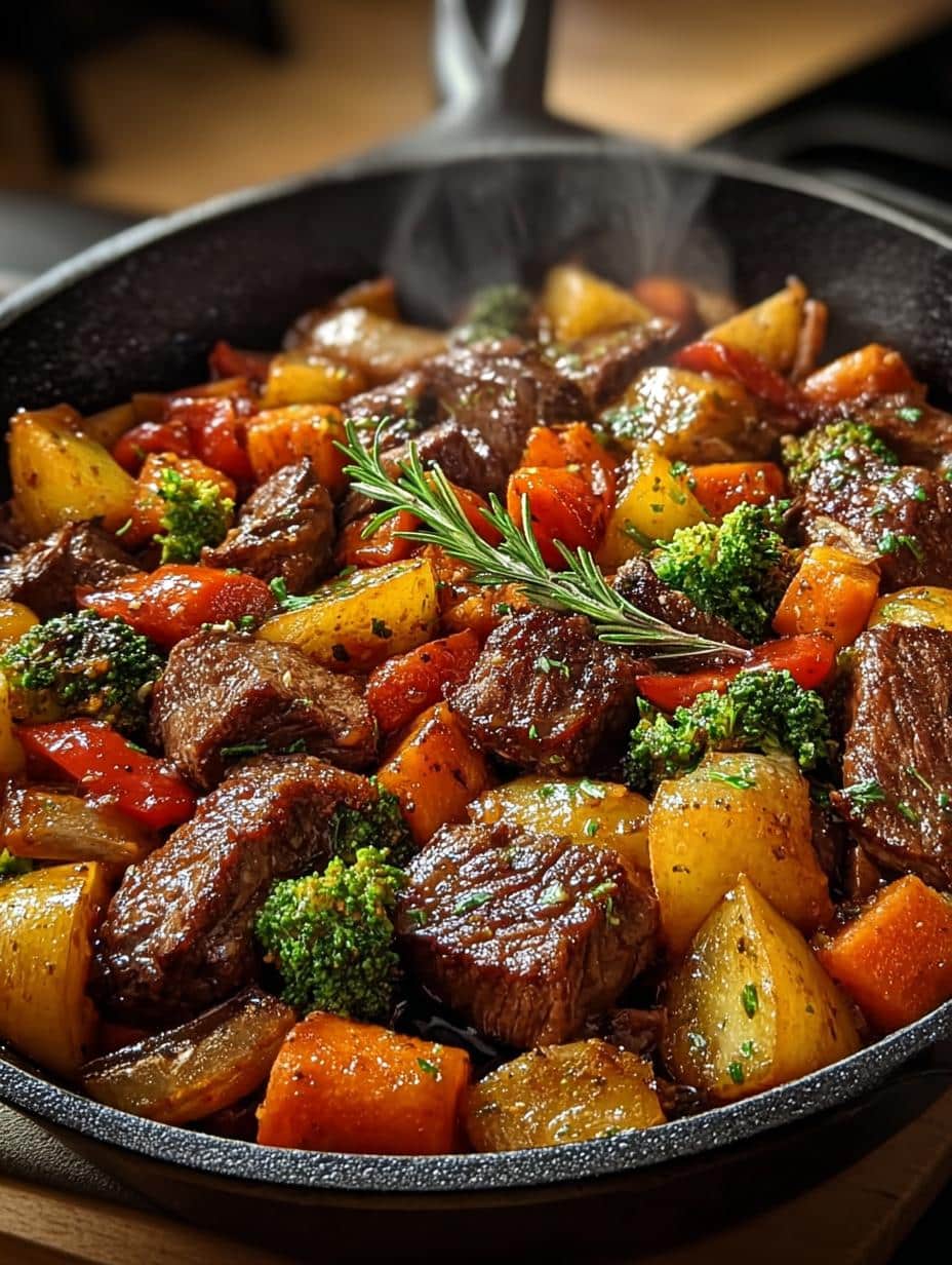 Holiday Beef Veggie Skillet: 5 Bold Flavors for Festivities - Holiday Beef Veggie Skillet - additional detail